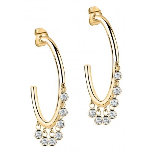 Orecchini Morellato Donna Cerchi in Acciaio Zircone SAKM55 - SAKM55